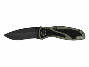 Nóż składany Kershaw Blur 1670OLBLK szwecka stal EDC