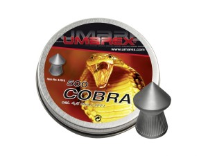 Śrut diabolo Umarex Cobra Pointed Ribbed 4,5 mm 500 szt. 