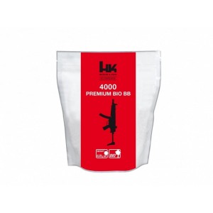 Kulki BB do ASG H&K Bio 0,25gr 6 mm 4000 szt. białe