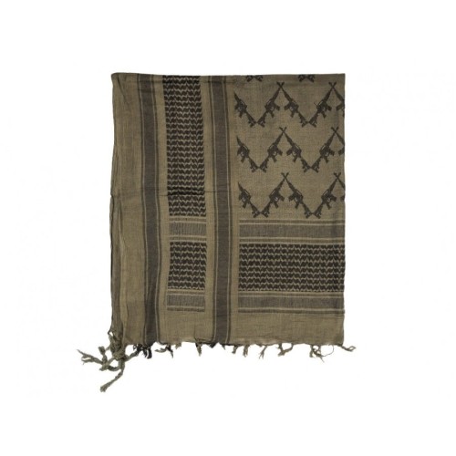 Chusta-ochronna-arafatka-Mil-Tec-zielono-czarna-z-karabinami-lentus-militaria-2.jpg