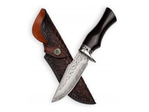Nóż Myśliwski DAMAST N-954B Damastu zdobiony 