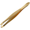 17580Penseta Filax Solingen Zagięta / Curved, Złocona 75mm (213G CU 3)-3