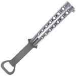 Otwieracz do kapsli Herbertz Solingen Balisong, Chrom (571113) motylek