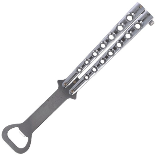 18799Otwieracz do kapsli Herbertz Solingen Balisong, Chrom (571113)-1