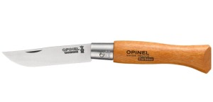 Nóż drewniany klasyczny Opinel 5 carbon buk kozik 