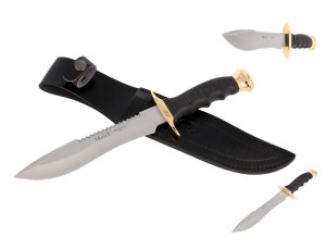 Nóż Muela turystyczny finka 85-180 piła etui skórzane harcerski harcerza