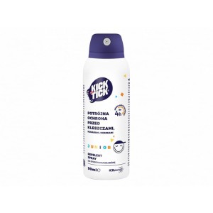 Repelent spray Kick The Tick Max Plus Junior 90 ml aerozol na komary kleszcze meszki 