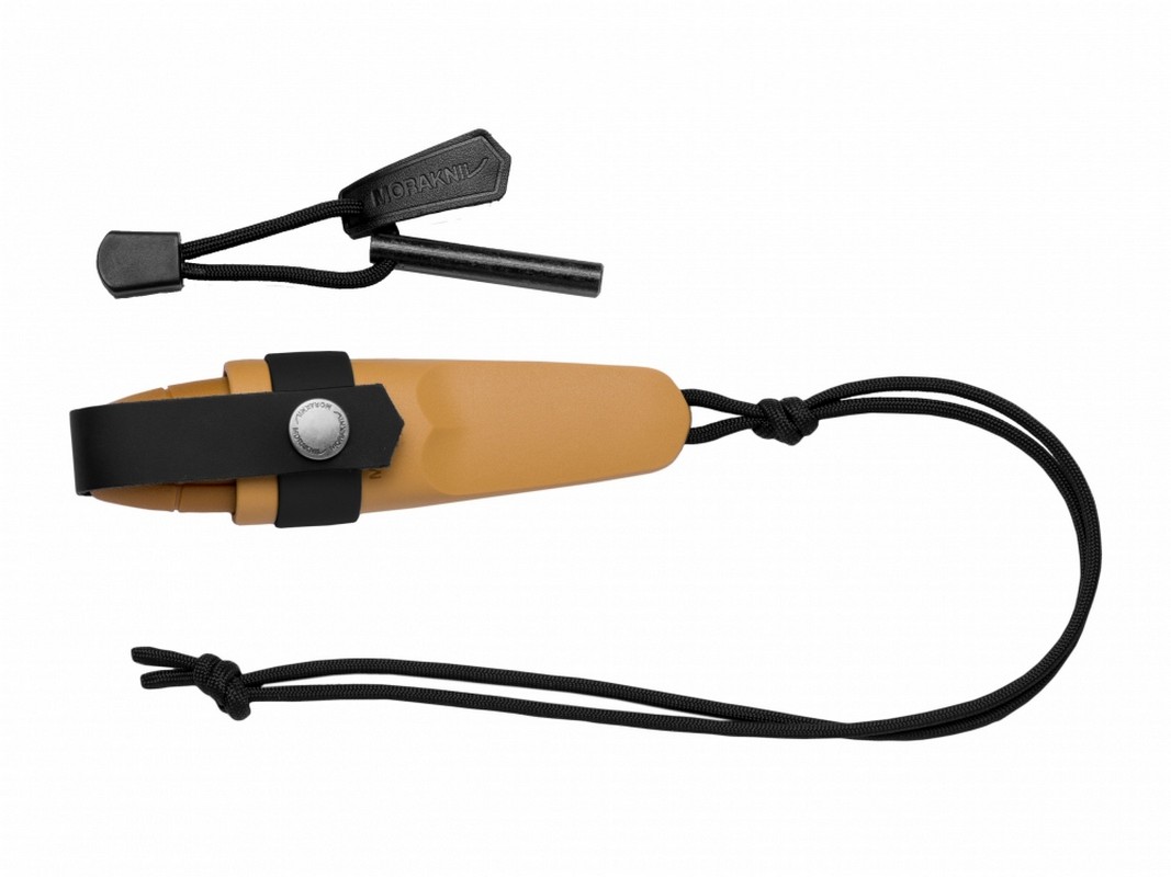 Noz-Morakniv-Eldris-zolty-z-zestawem-Neck-Knife-stal-nierdzewna-survival-neck-krzesiwo-lentus-militaria