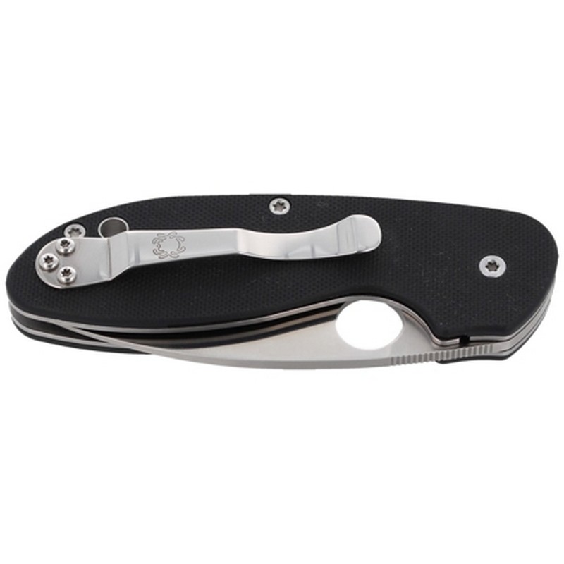 Noz-Spyderco-Efficient-G-10-Black-Plain-edc-folder