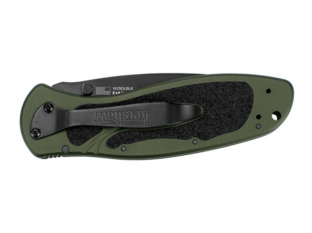 Noz-skladany-Kershaw-Blur-1670OLBLK-szwecka-stal-anodowane-aluminium-klips-EDC-lentus-militaria