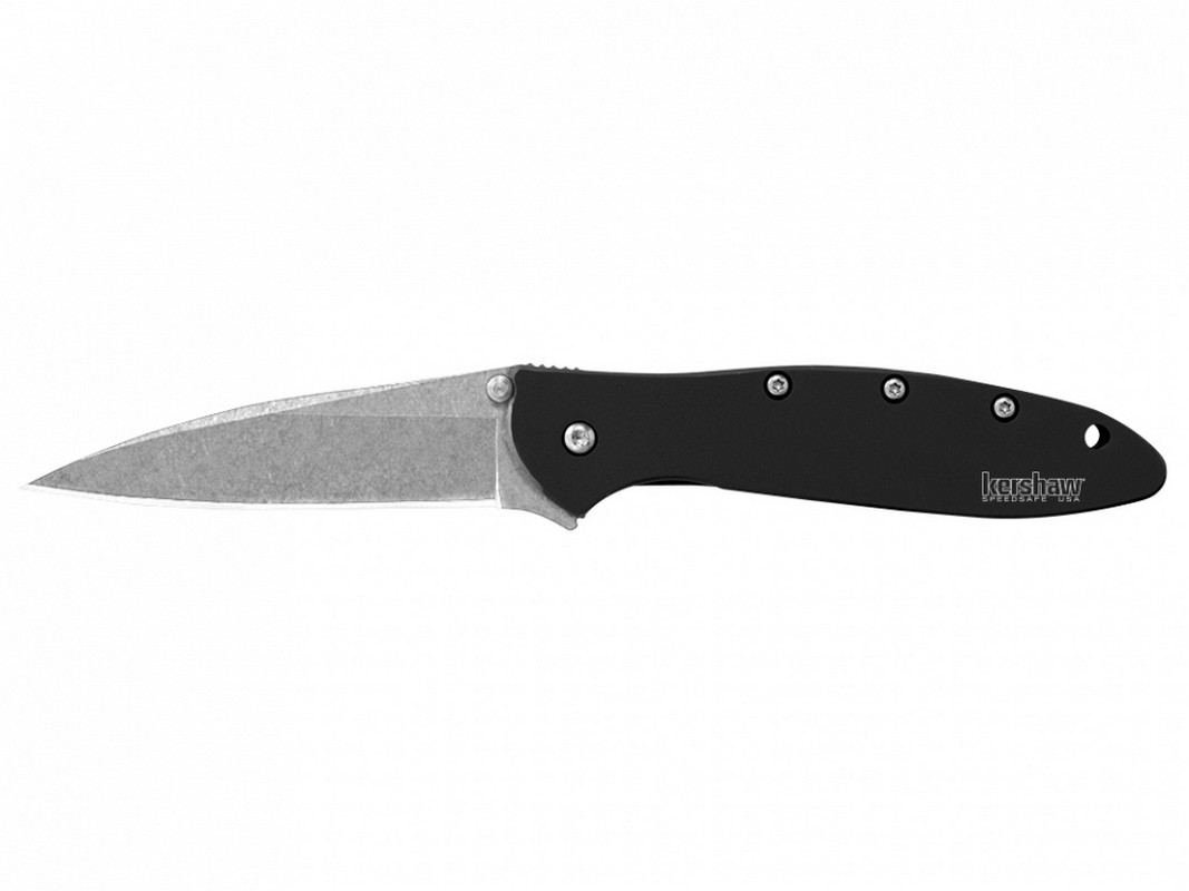 Noz-skladany-Kershaw-Leek-1660SWBLK-szwecka-stal-EDC-lentus-militaria