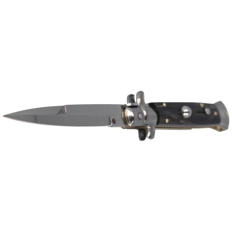 Noz-sprezynowy-Frank-Beltrame-Bayonet-Horn-23cm -FB 2358B-wloski-sycylijski-lentus-militaria