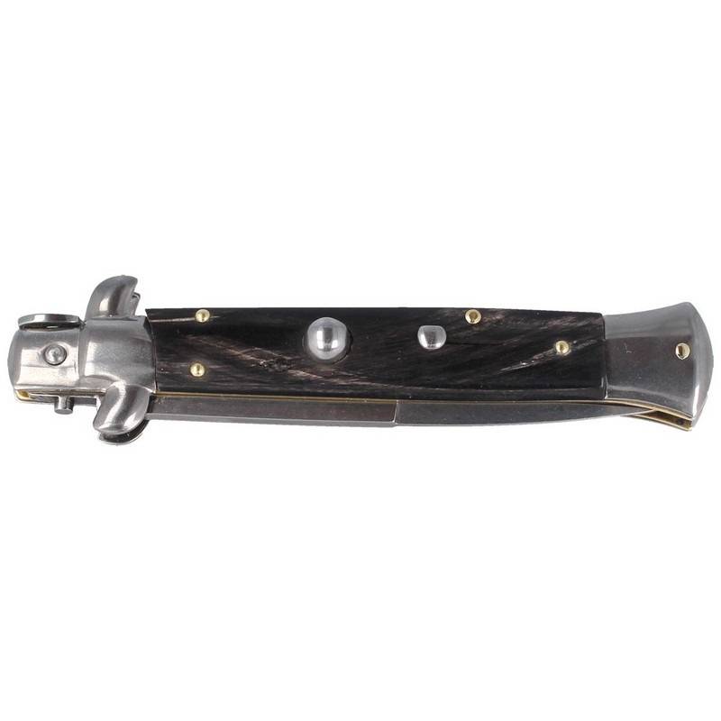 Noz-sprezynowy-Frank-Beltrame-Bayonet-Horn-23cm -FB 2358B-wloski-sycylijski-lentus-militaria