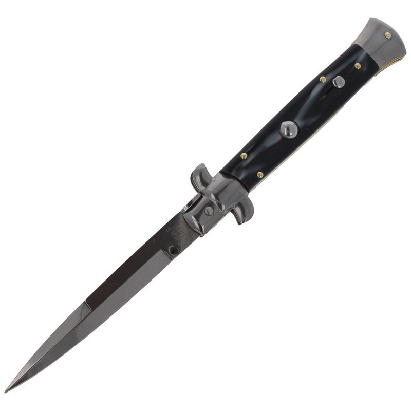Noz-sprezynowy-Frank-Beltrame-Bayonet-Imit.-Horn-23cm-FB-23-81B-wloski-sycylijski-mafia-lentus-militaria