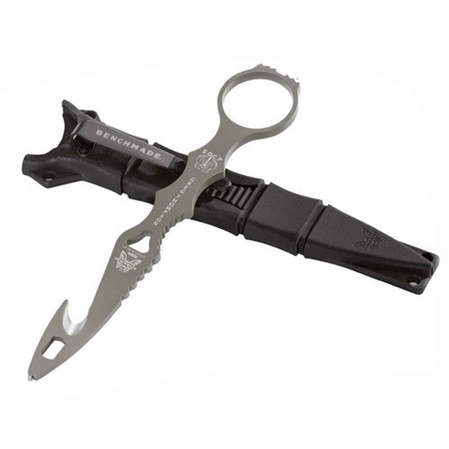 Noz_hak_Benchmade_179GRY_SOCP_Hook_ciecie_pasow_wybijak_ratunkowy