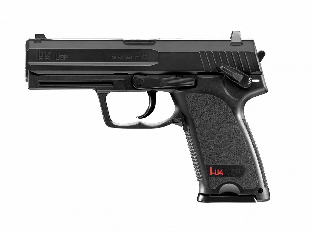 Pistolet_Heckler&Koch_USP_kal_ 4,5mm_BBs_CO2_dla_poczatkujacych_metalowe_kulki_22_kulki_co2