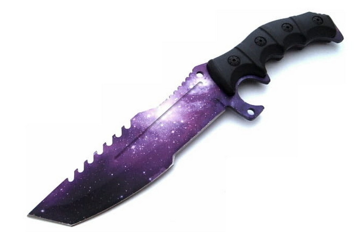 Potezny-Noz-Taktyczny-HUNTSMAN-N-316B-zdobiony-galaktyka-kosmos-surwiwal-pokrowiec