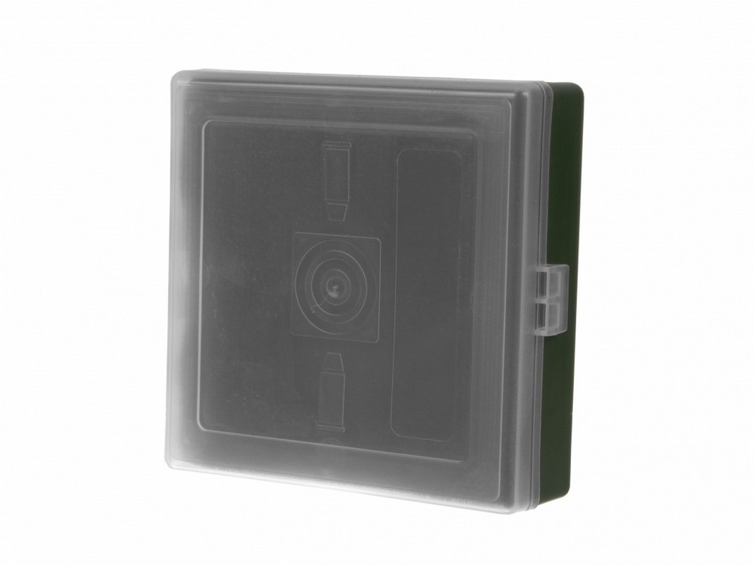 Pudelko-Megaline-11x11x3,5 zielono-przezroczyste-gabka-2-szczeki-rekina-lentus-militaria