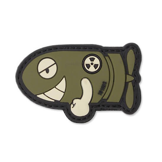 101-Inc-Naszywka-3D-Funny-Torpedo-Zielony-OD