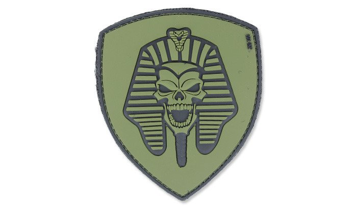 101-Inc-Naszywka-3D-Pharaoh-Skull-Zielony-OD