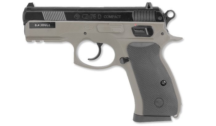 ASG - Replika-pistoletu-CZ-75D-Compact - DualTone FDE - Sprężynowy - 18603