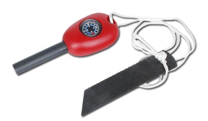 BCB - Krzesiwo-z-kompasem - Mini Fireball Flint - Striker - CN340M