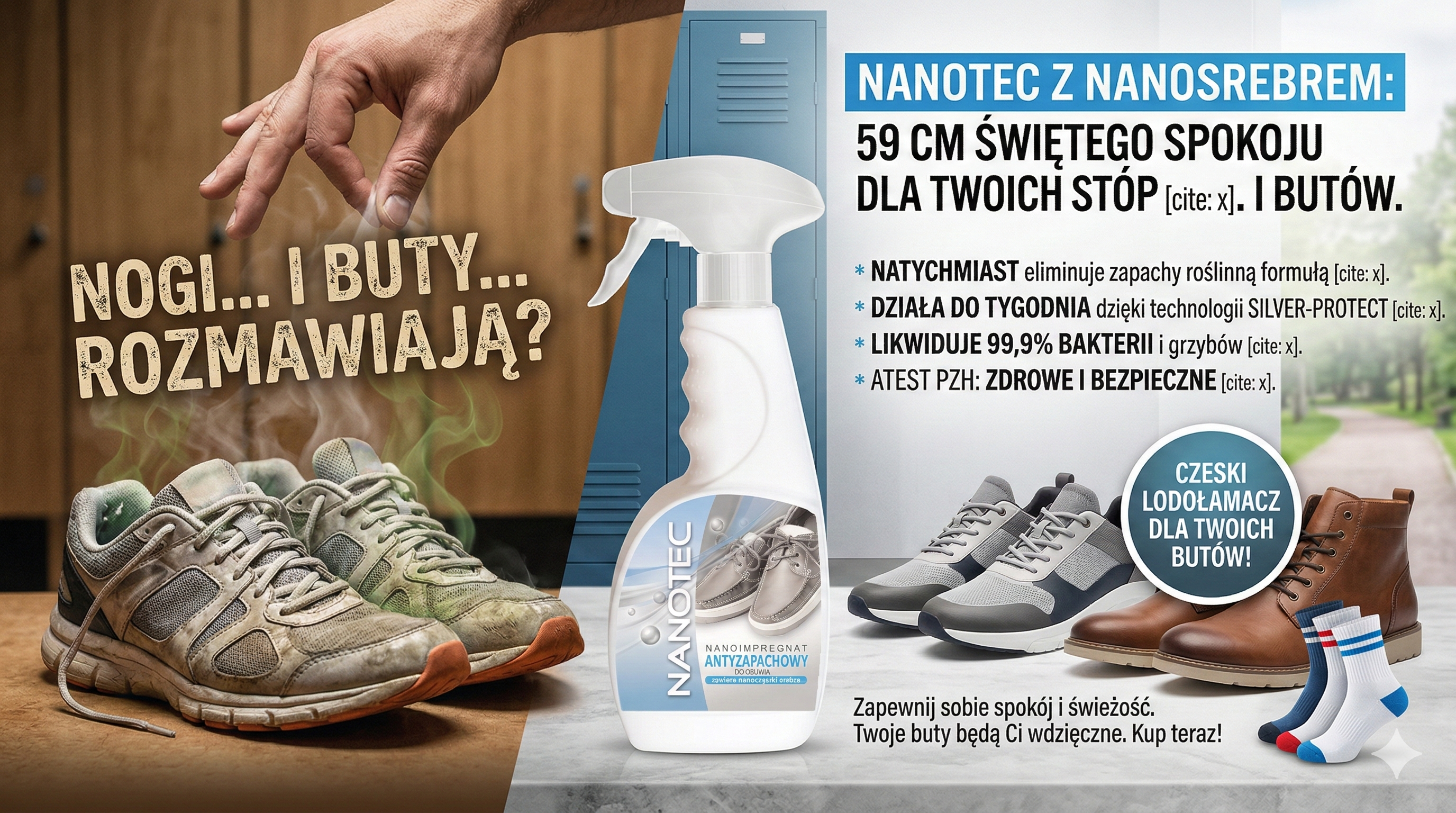 Dezodorant do butów natyzapach