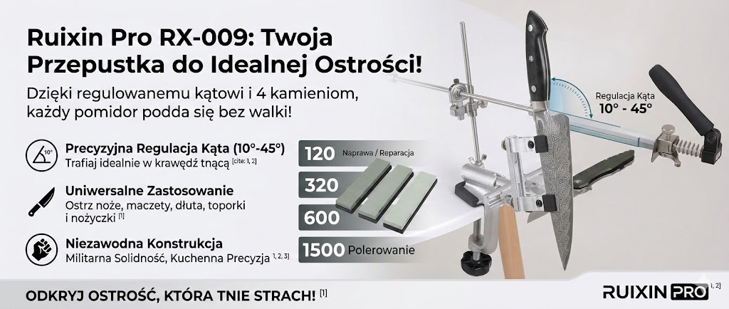 Zestawy ostrzące do noży kuchennych