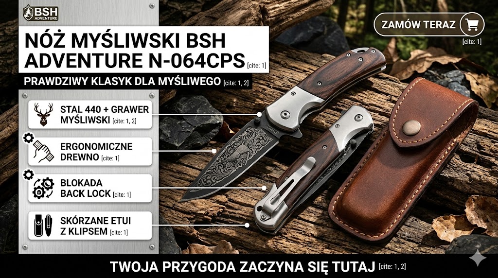 Duży wybór noży myśliwskich 