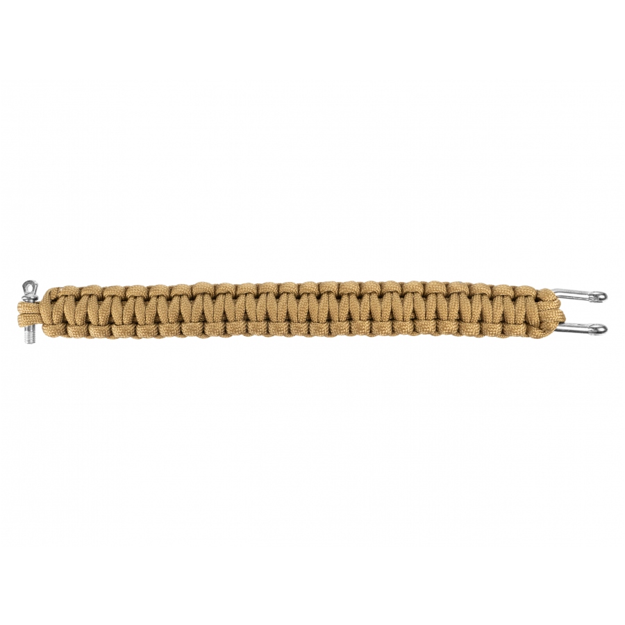 Bransoletka-BCB paracord-coyote-szekla-lentus-militaria