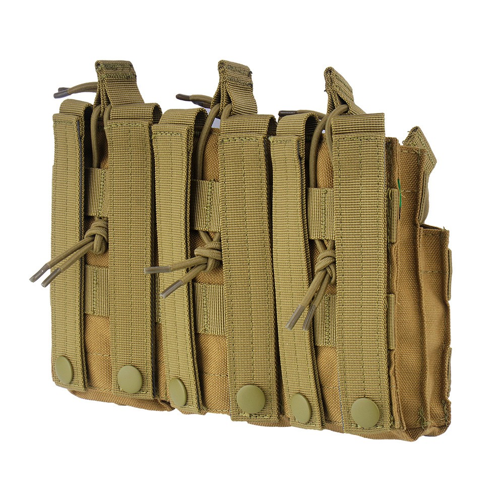 Condor - Ladownica-MOLLE-na-magazynki-AR15 - Potrojna - Coyote-Brown - MA44-498