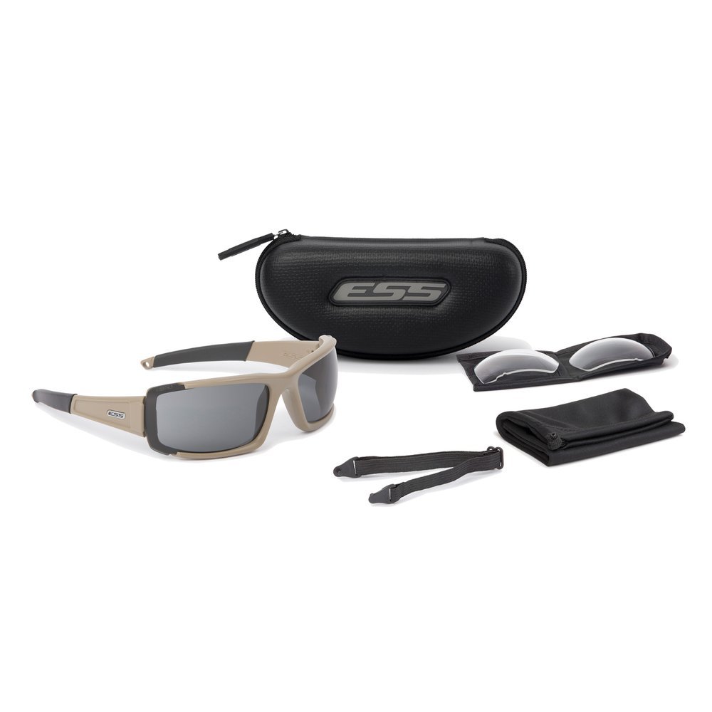 ESS-Okulary-balistyczne-CDI-MAX-Terrain-Tan-Przezroczyste-Przyciemniane-740-0457