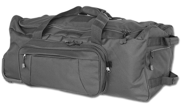 FOSCO - Torba-na-kolkach - Trolley-commando-bag - Czarny