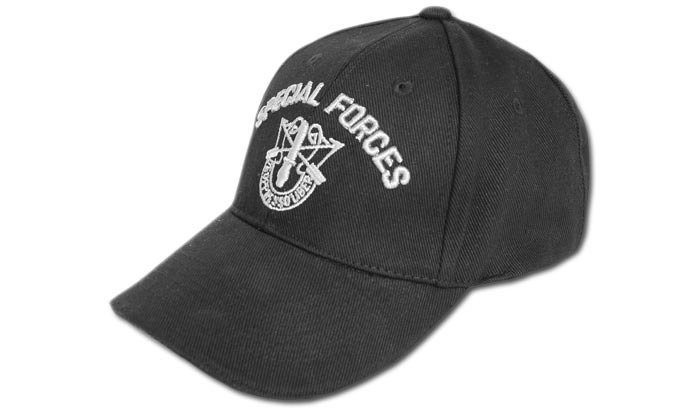 FOSTEX - Czapka-z-daszkiem-Special-Forces - Czarny