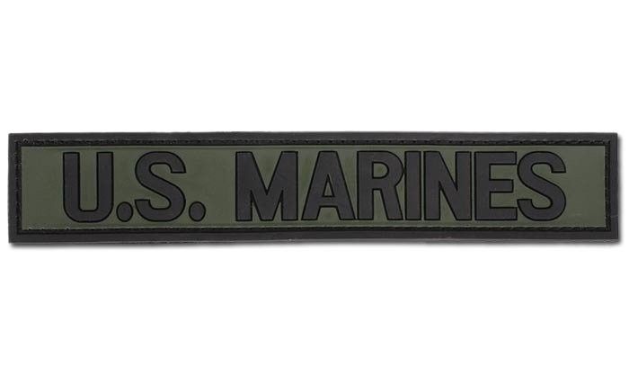 FOSTEX - Naszywka-3D - U.S. MARINES (stripe) - Zielony OD