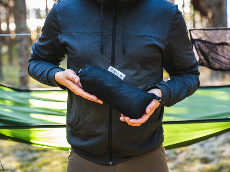 Hamak-Lesovik -DRAKA-oliwkowy-z-moskitiera-profesjonalny-wyprawowy-lentus-militaria