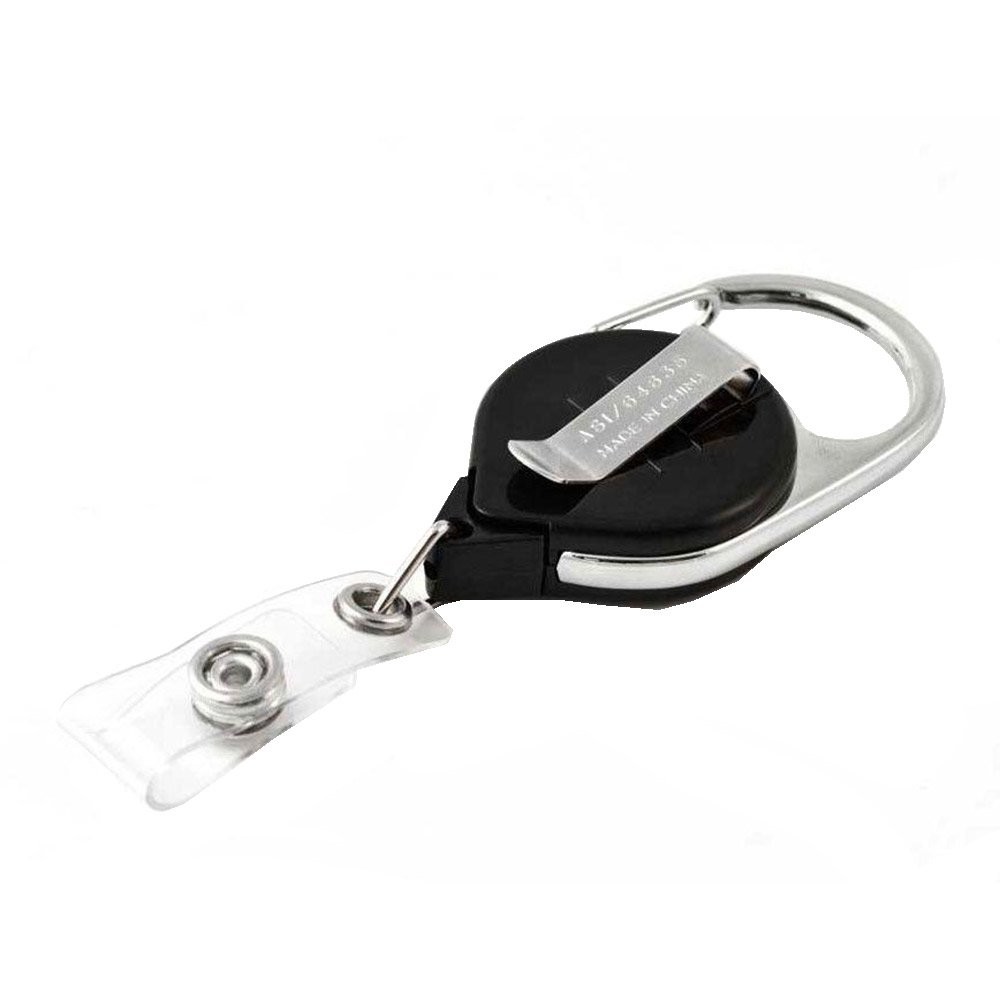 KEY-BAK - Retraktor-Retract-A-Badge ID with Carabiner - 0200-731