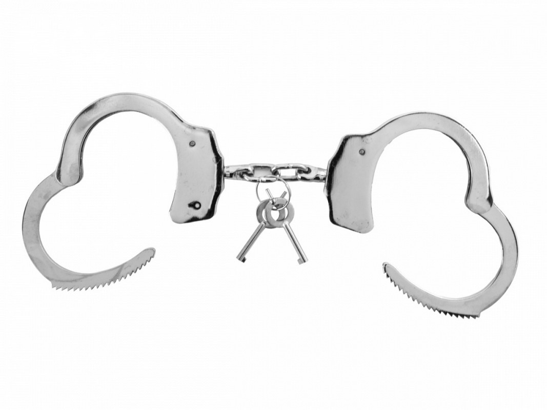 Kajdanki-MFH-de lux-nierdzewne-niklowane-podwojny-zamek-zaspawany-lancuch-dwa-kluczyki-lentus-militaria