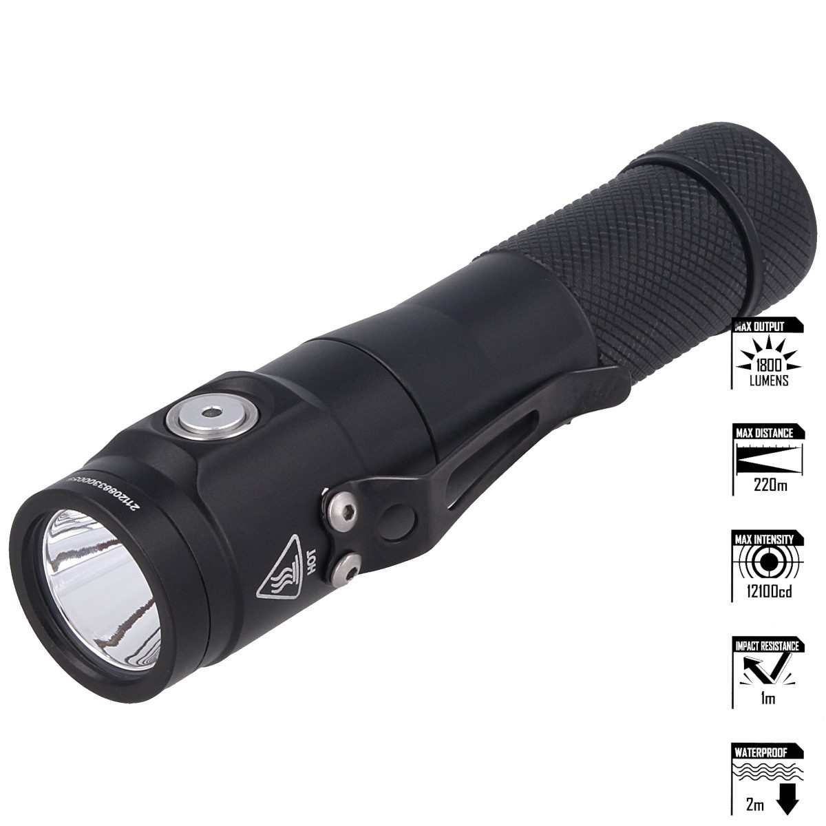 LATARKA-NITECORE-1800LM-1X18650 -3500MAH-EC30