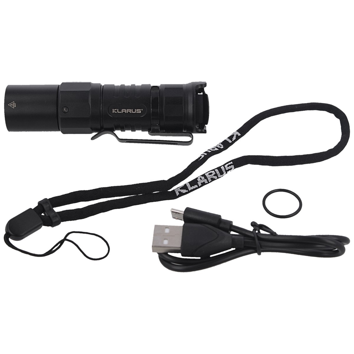 LATARKA_KLARUS_700LM_16340 _700MAH_COMPACT_TACTICAL_FLASHLIGHT_XT1C