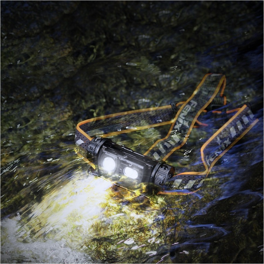 Latarka-diodowa-Fenix-HM60R - czolowka-czarna