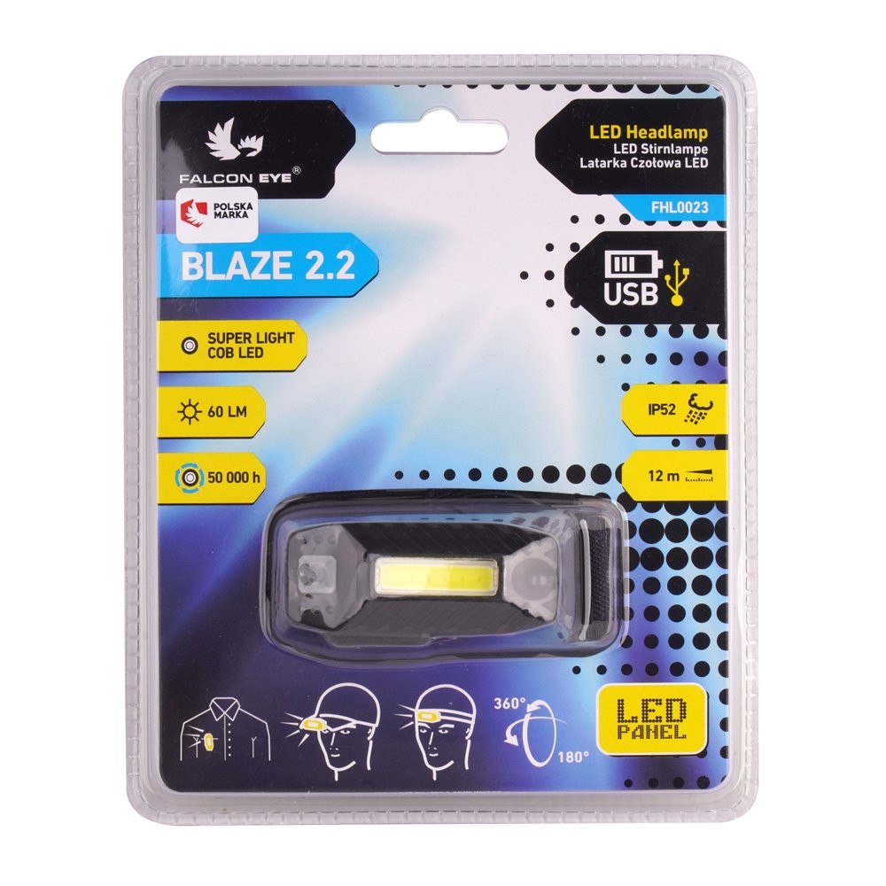 Mactronic - Latarka-czolowa-akumulatorowa-Falcon-Eye-Blaze 2.2 - 60 lm - FHL0023