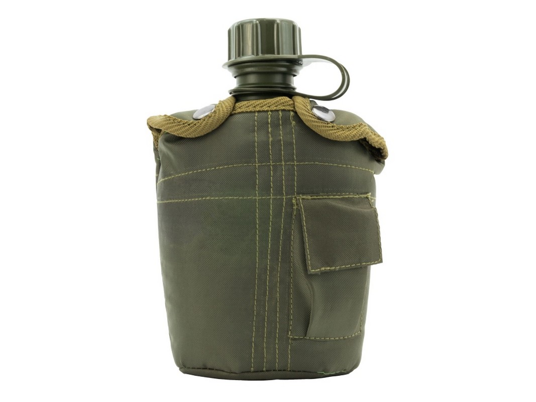 Manierka-Bidon-butelka-w-pokrowcu-MFH-oliwkowa-1litr-izolacja-termiczna-lentus-militaria