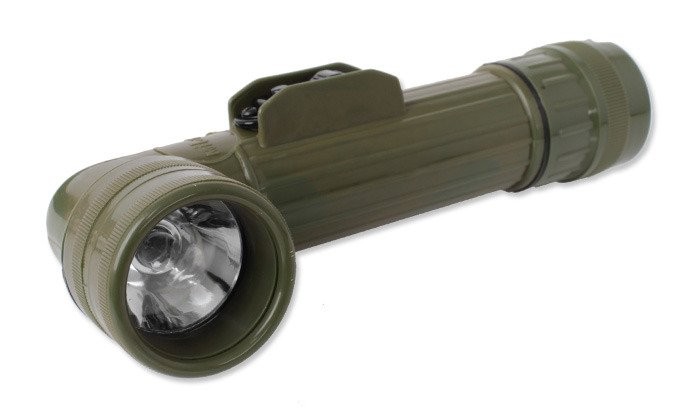 Mil-Tec - Latarka-Katowa-R20 - Zielony OD - Halogen - 15142001