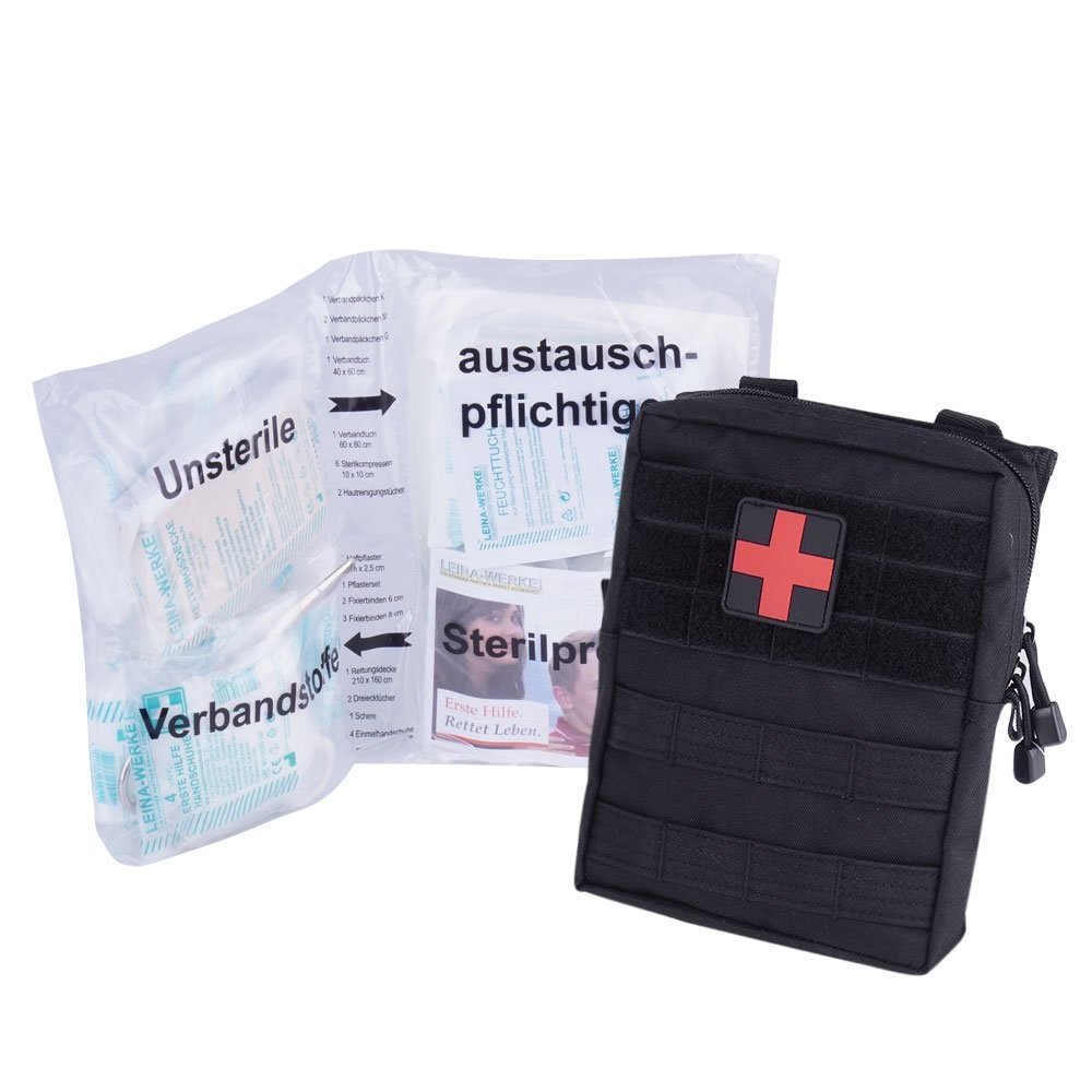 Mil-Tec-Apteczka-z-wyposazeniem-First-Aid-Set-Duza-43-elementy-Czarna - 16025502