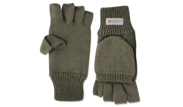 Mil-Tec-Rekawiczki-ocieplane-Hunter-Thinsulate-Zielony-OD-12545001