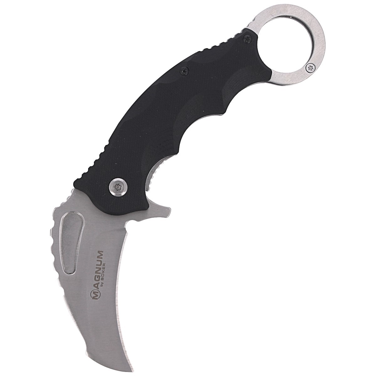 NOZ-BÖKER-MAGNUM-ALPHA-KILO-KARAMBIT-BLACK G10-SATIN-01RY115