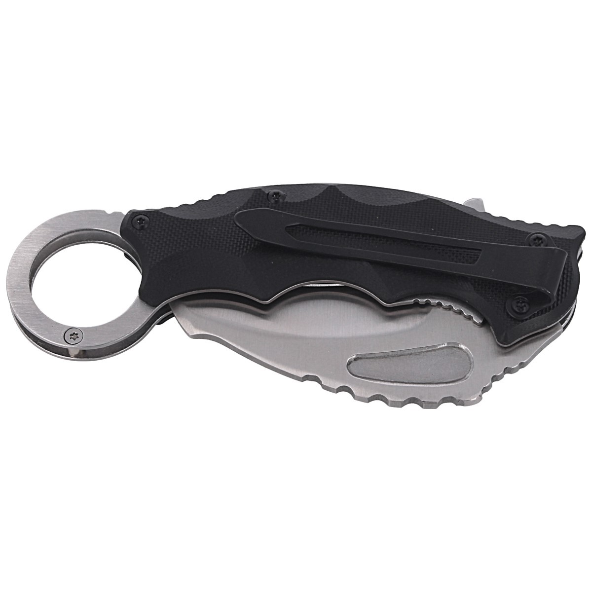 NOZ-BÖKER-MAGNUM-ALPHA-KILO-KARAMBIT-BLACK G10-SATIN-01RY115