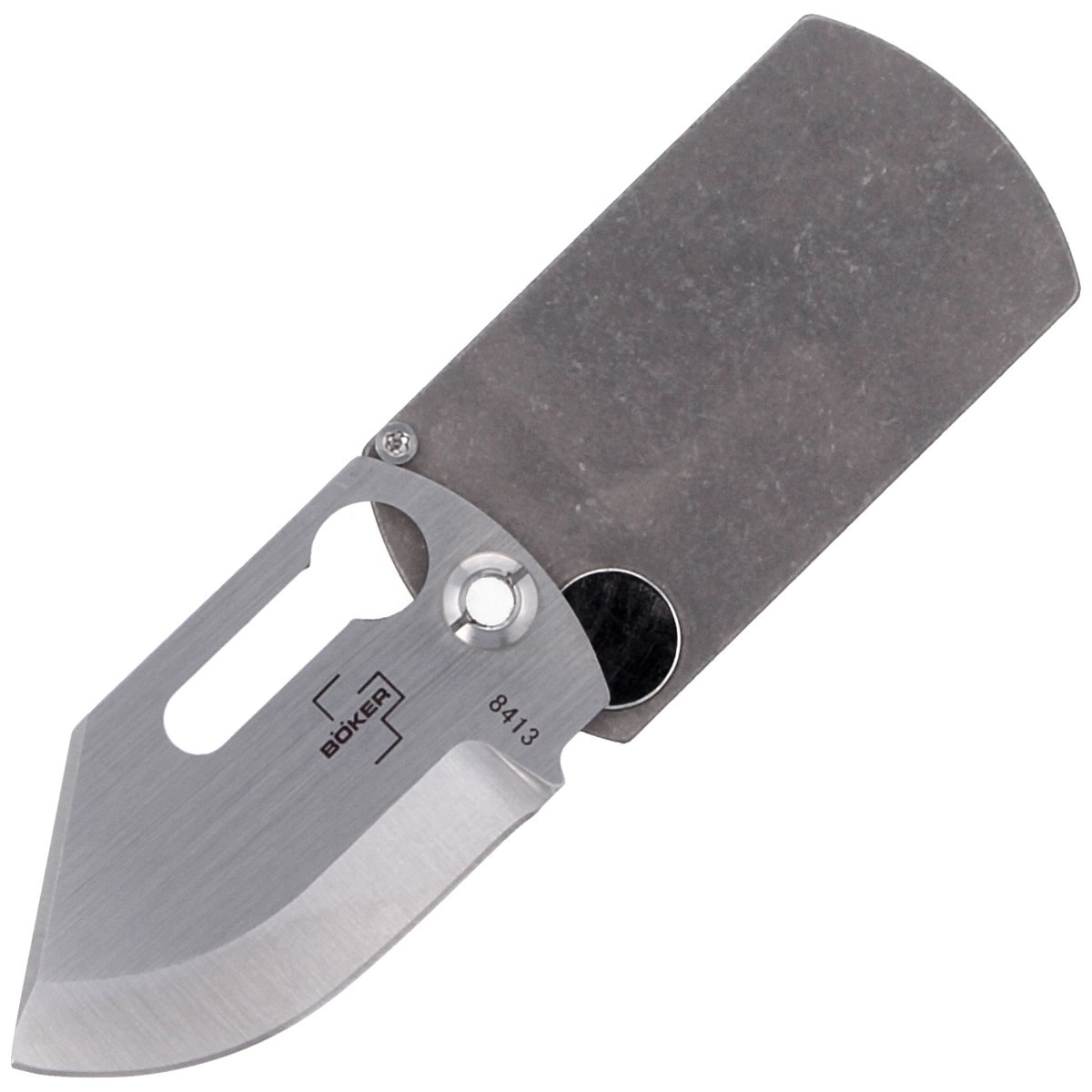 NOZ-BÖKER-PLUS-DOG-TAG-KNIFE-TITANIUM-BY-JOHN-KUBASEK-01BO210