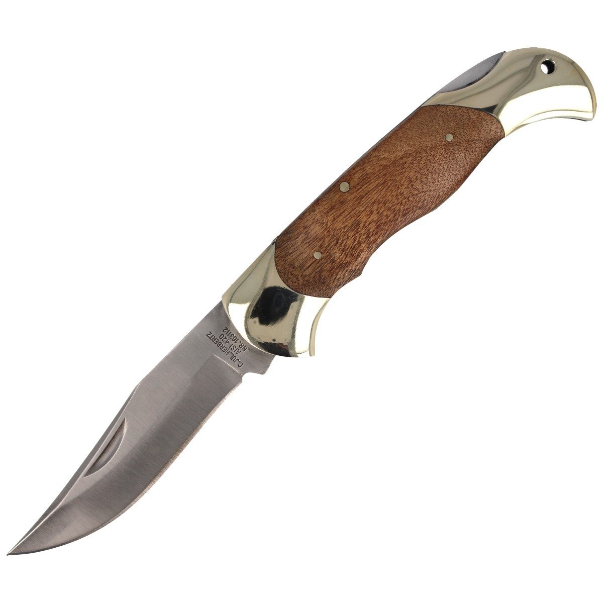 NOZ-HERBERTZ-SOLINGEN-ROOT-WOOD -NICKEL-SILVER-SATIN-FINISH -163112